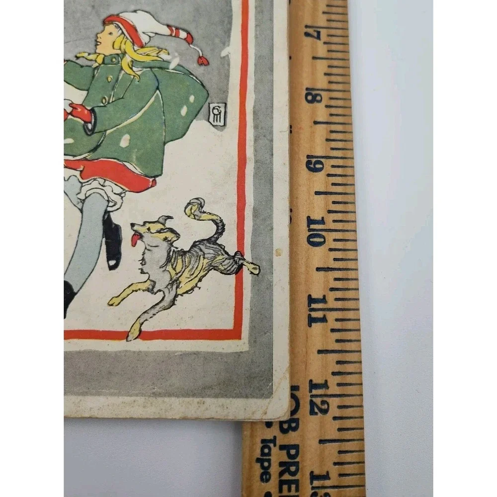 1919 YULE TIDE BOOK Christmas ANTQ Yuletide Collectable Paperbook B58.1GU2006